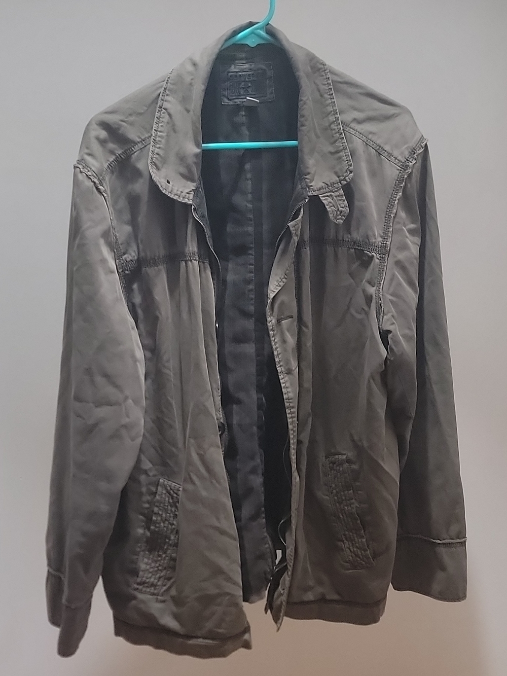 Converse Men's Olive Gray Military Field Jacket